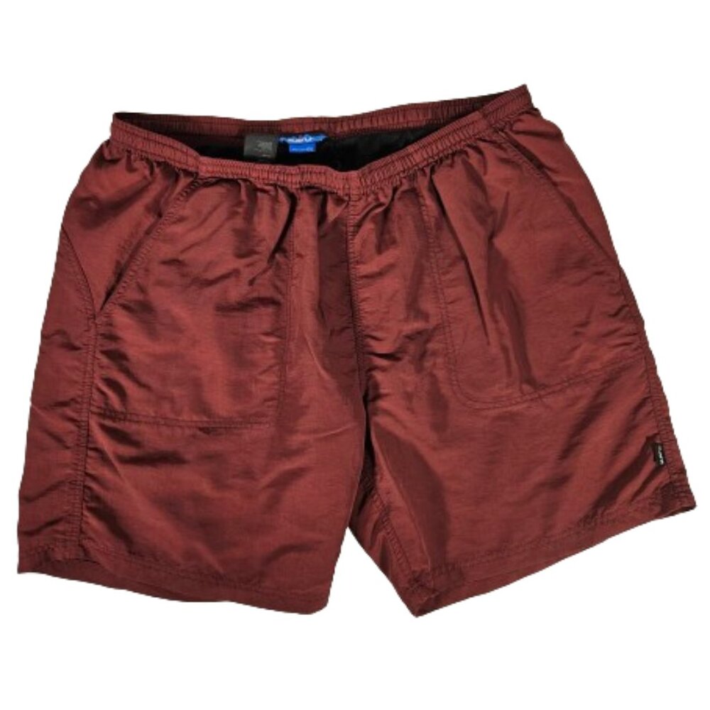 Kavu Nylon Burgundy Swim Trunks Shorts Men's Size XXL 7" Inseam